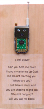 mix media: cell prayer