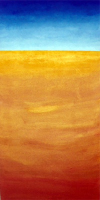 painting: kansas wheat